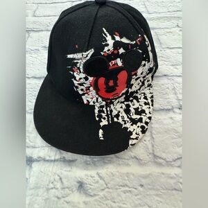 Disney Mickey Mouse Black and Red Kids Hat